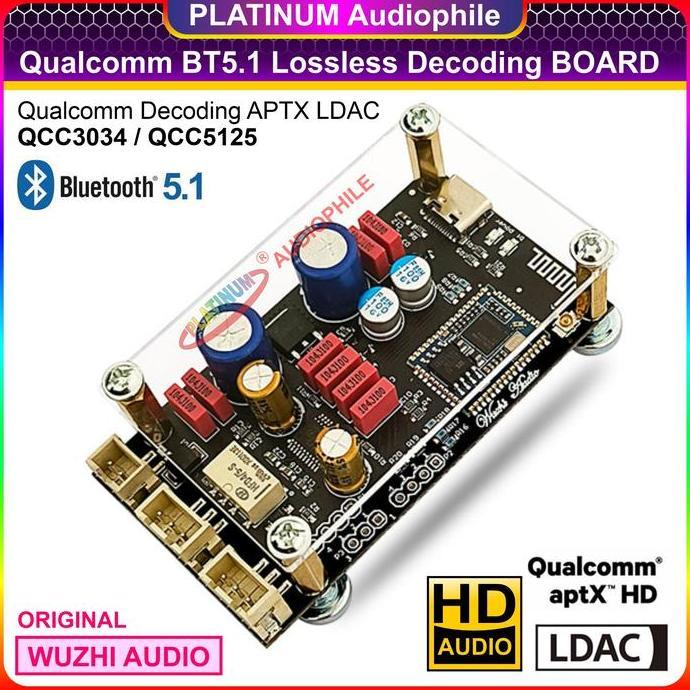 Bluetooth Audio Decoding BT 5.1 Lossless Flac MP3 Receiver Qualcomm APTX LDAC QCC5125 QCC3034
