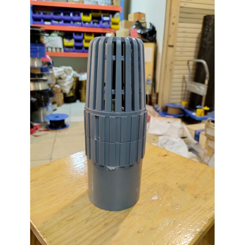 foot valve pvc 6" inch socket