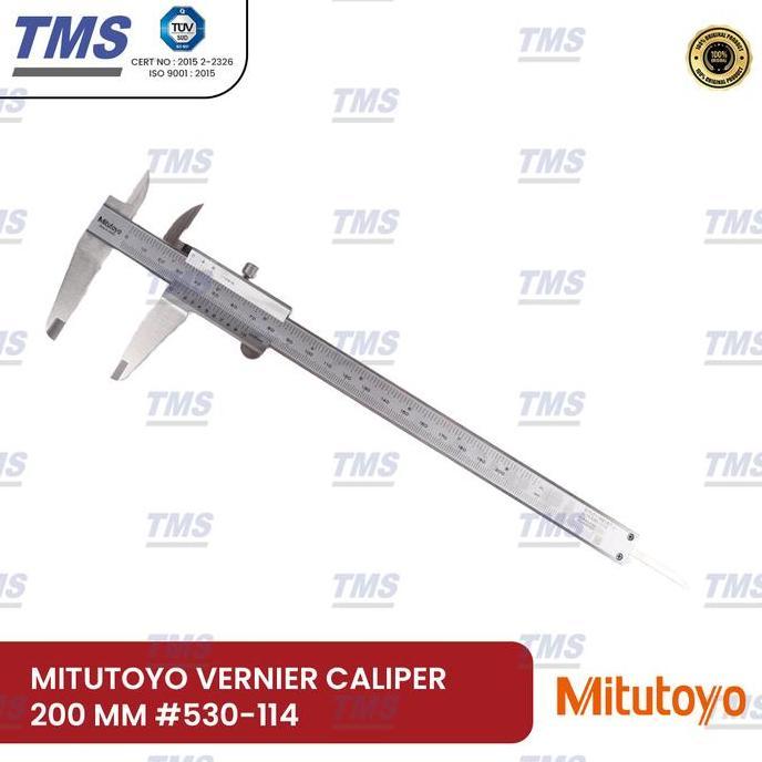 Jangka Sorong Vernier Caliper Mitutoyo 200 MM #530-114