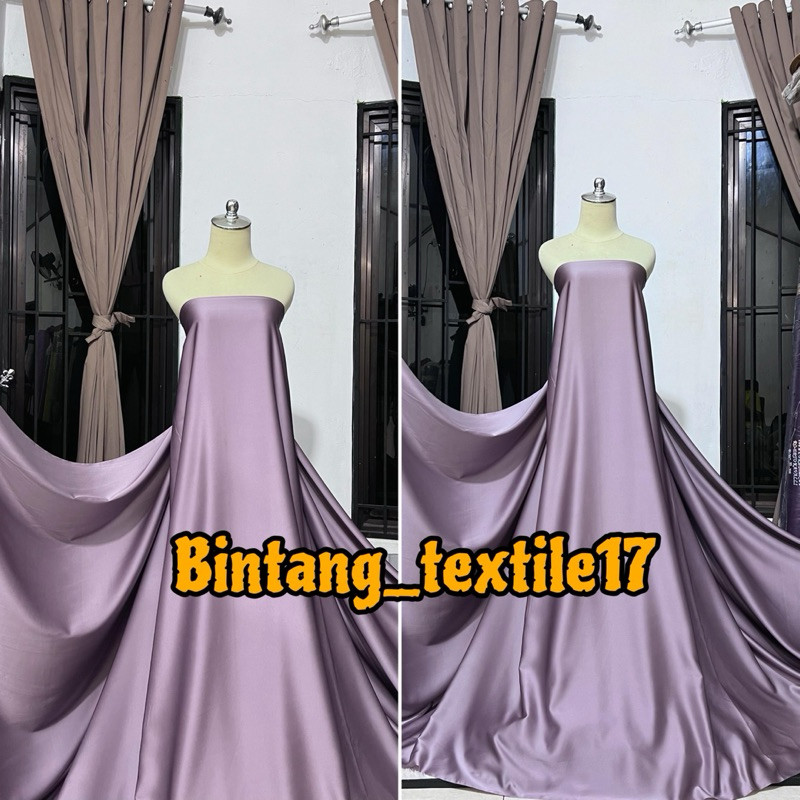 Kain Satin Maxmara Silk Premium/ Kain Silk Maxmara / Kain Bahan Bridesmaid