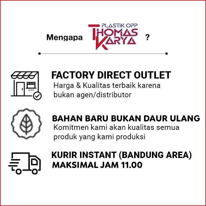 Akukamu- Plastik Souvenir 15X30 Tanpa Lem Perekat Isi 100 Opp Bening BungkusHanduk Ultah