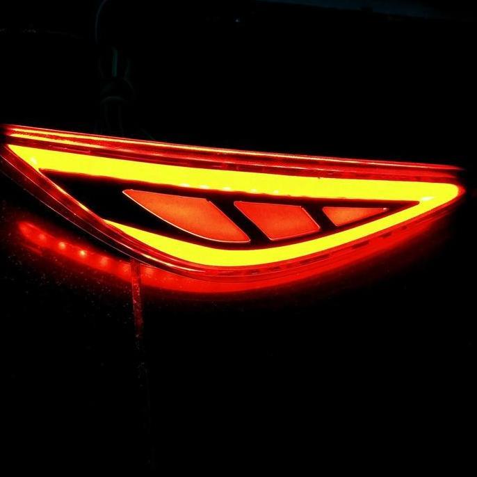 Reflektor Bemper Belakang All New Rush 2018 Lampu Plasma Led Cob