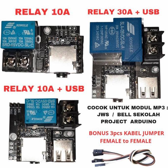 Modul MP3 KONTROLER JAM SHOLAT DIGITAL MODUL AUTO TARTIL KONTROLER JWS