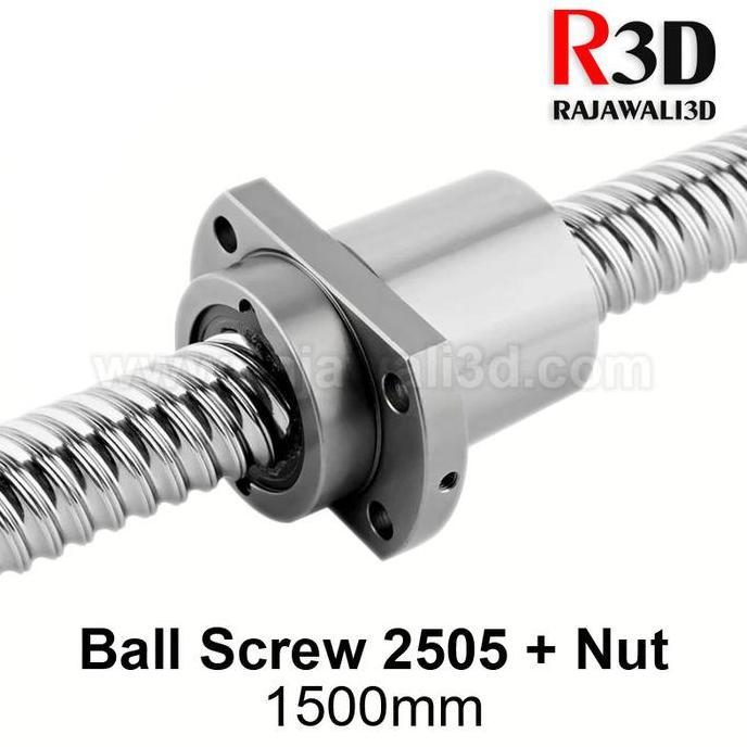 Ball Screw Ballscrew 2505 + Flange Nut 1500mm