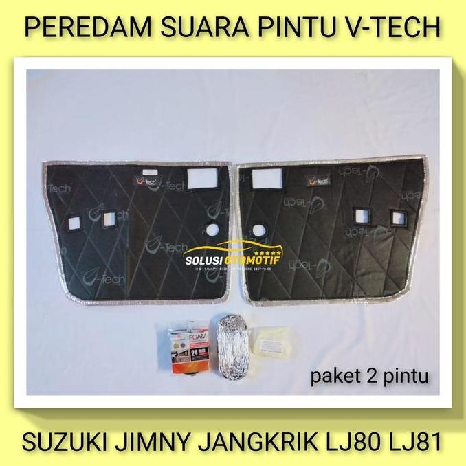 Suzuki Jimny Jangkrik Lj80 Lj81 1970-1981+ Peredam Suara Pintu Mobil