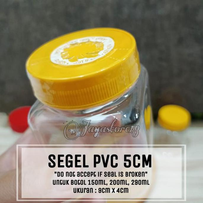 Sutoreji- Segel Plastik Pvc Botol Sambal 5Cm Segel Tutup Botol Segel Induksi
