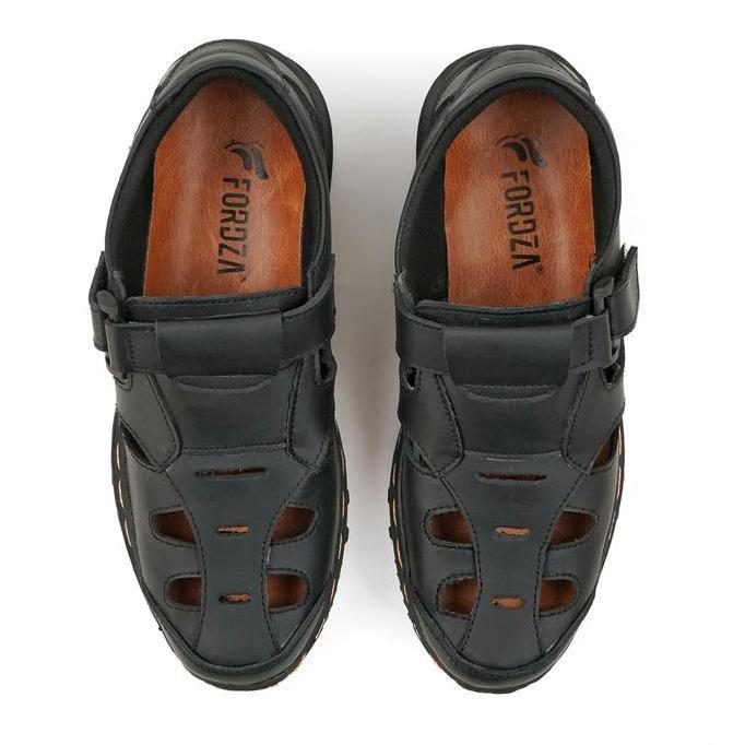 Kingg- Sepatu Sandal Pria Kulit Sendal Fordza Dp.3