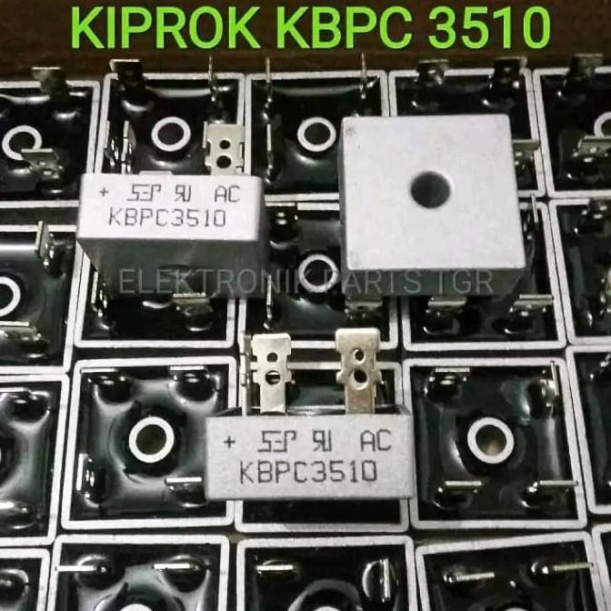 Dioda Bridge Kiprok Kbpc 3510 35A 1000V Rectifier Kbpc 3510 Kbpc 35A Kiprok 3510 Dioda Kiprok 3510 T