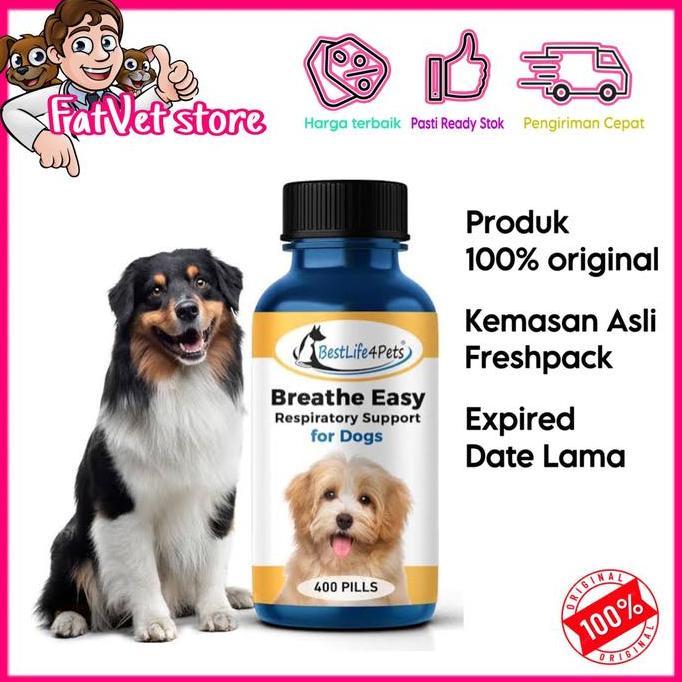 Best life 4pets Breathe easy dog obat flu batuk anjing