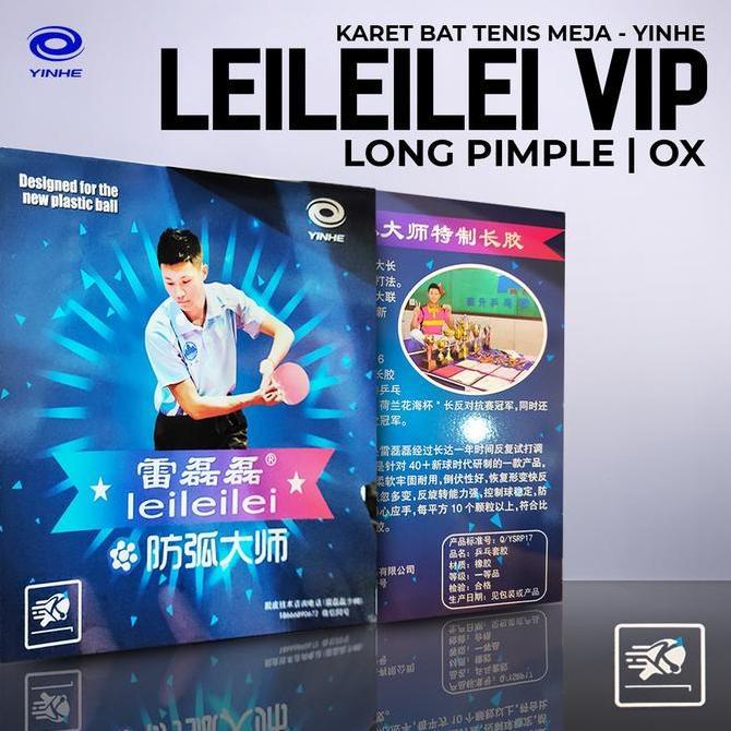 HARGA DISC - Karet Bat Tenis Meja Pingpong Yinhe Leileilei VIP Bintik Panjang ITTF