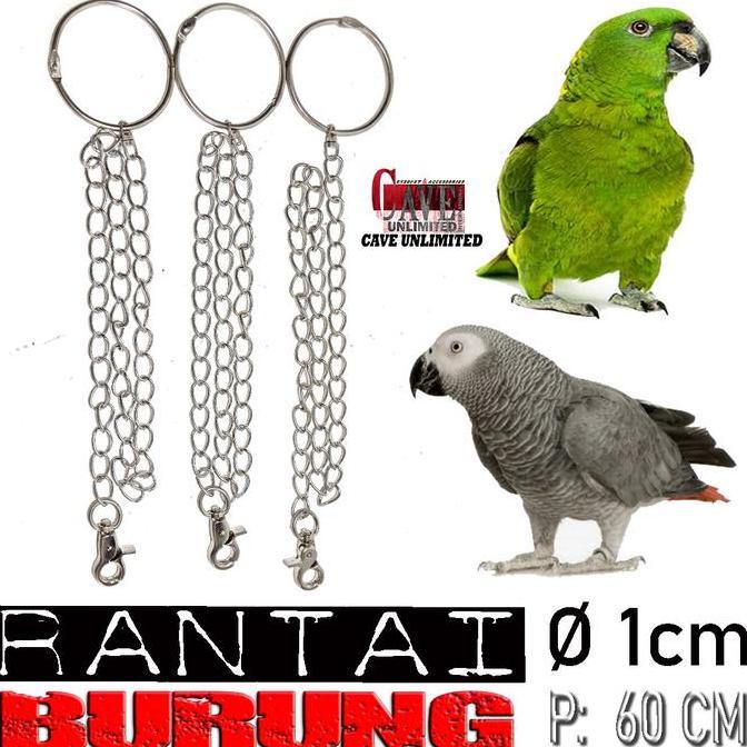 Dongmul- Rantai Rante Ring Borgol Kaki Burung Love Bird Betet Parkit Lovebird