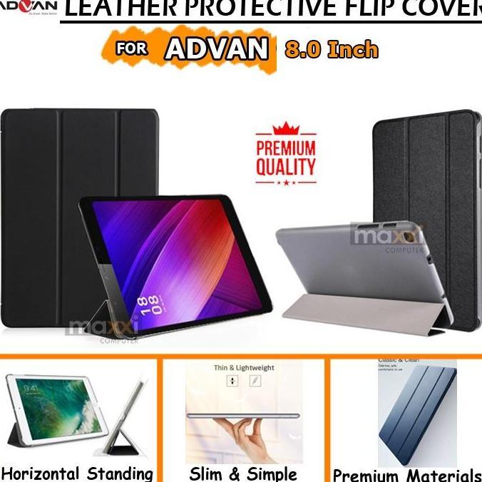 Advan Tab 8 Inci 8001 8002 Gtab Tablet Bookcover Case Kesing Sarung