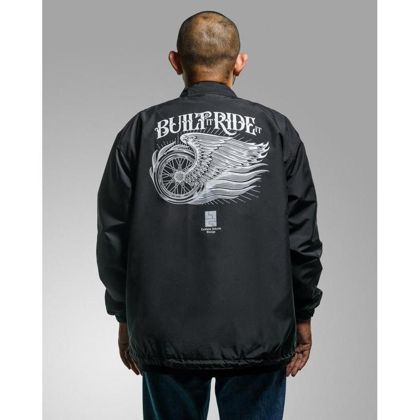 New Lawless Jakarta Garage - Built It Windbreaker - Black