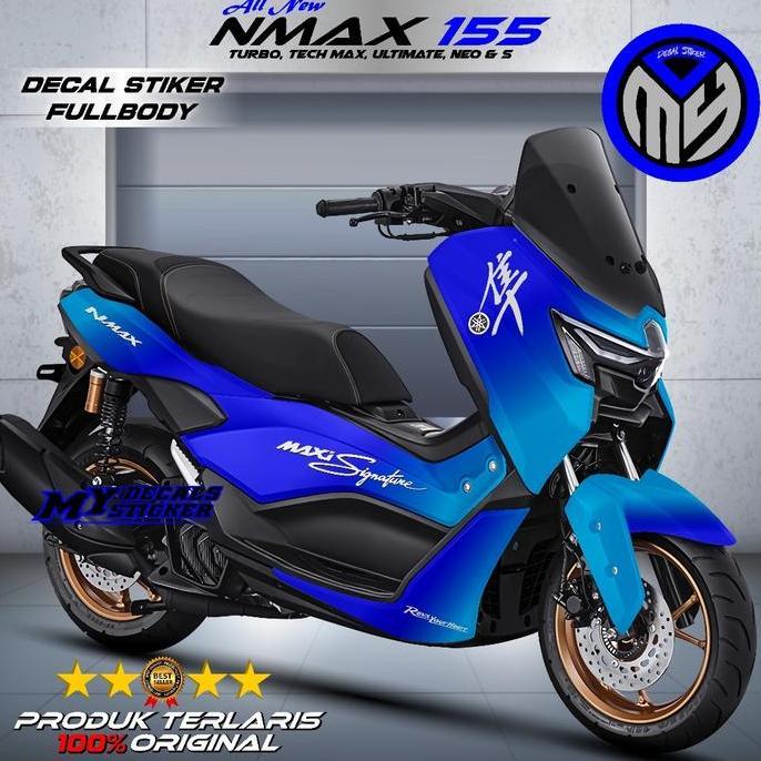  DECAL STICKER MOTOR YAMAHA NMAX TURBO NEO 2024-2025 MOTIF GRADASI - STIKER VARIASI NMAX NEO MOTORCY