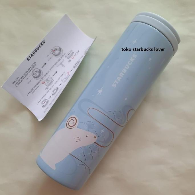 TERBARU - Starbucks Tumbler Stainless Steel Korea Troy Year of the Rat 2020