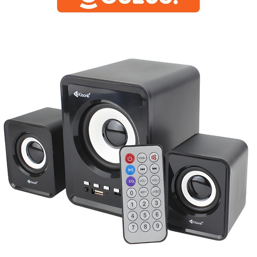 Speaker Aktif Bluetooth Kisonli U2800Bt Bisa Radio, Tf-Card, Flashdisk, Bluetooth Speaker