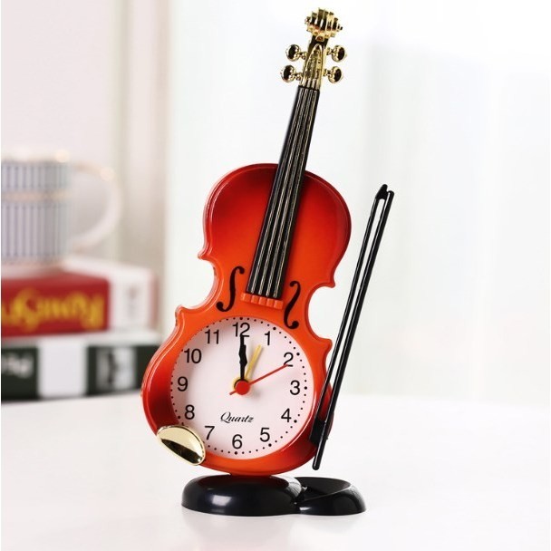 Ah Jam Alarm Biola Kreatif Membangunkan Jam Alarm Kecil