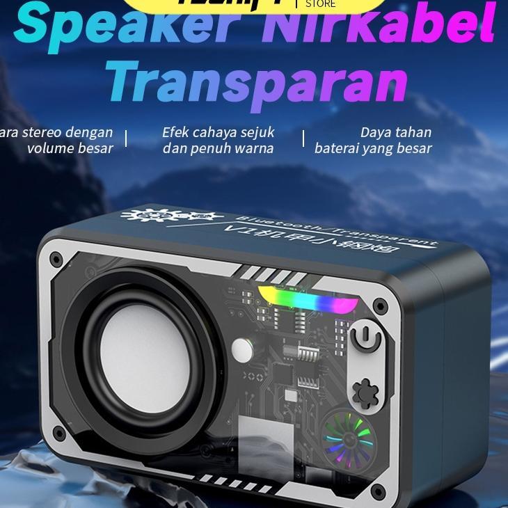 CodSpeaker Bluetooth Cyberpunk Bluetooth Speaker Double Subwoofer Music Speaker Salon Bluetooth Bt S