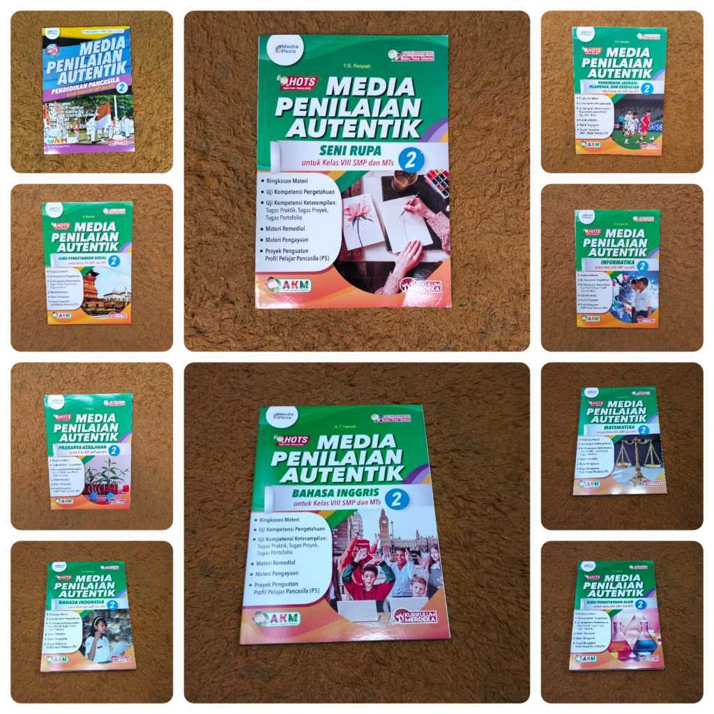 Buku Media Penilaian Autentik / Media Pena / Mp Smp Kelas 8 Tiga Serangkai Kurikulum Merdeka