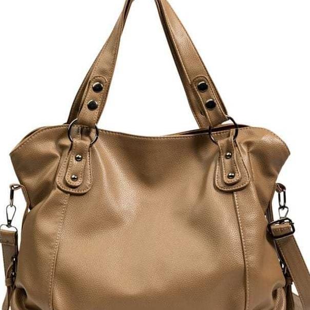 Tas Tangan Kulit Coklat Totebag Wanita Tas Jinjing Wanita Serbaguna Totebag Jumbo
