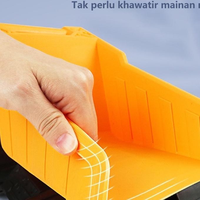 Funtoy Besar Truk Mainan Teknik  Dump Truck  Truk Mainan Bulldozer Excavator Traktor Mobil Mainan An