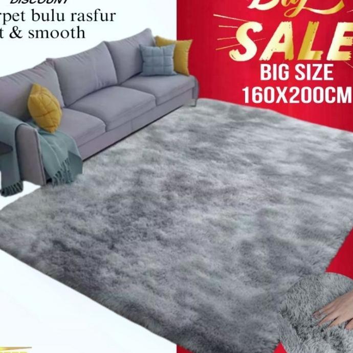Karpet Bulu Rasfur Uk 200X160X5Cm