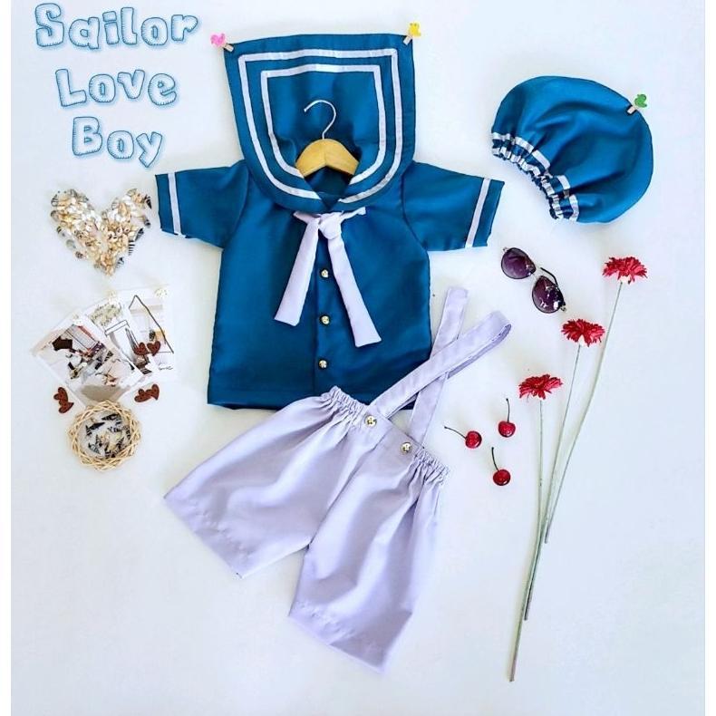 Diskon Baju Sailor Anak/Kostum Sailor Anak/Baju Pelaut Anak/Seragam Sekolah Tk/Baju Pelaut Anak Terb