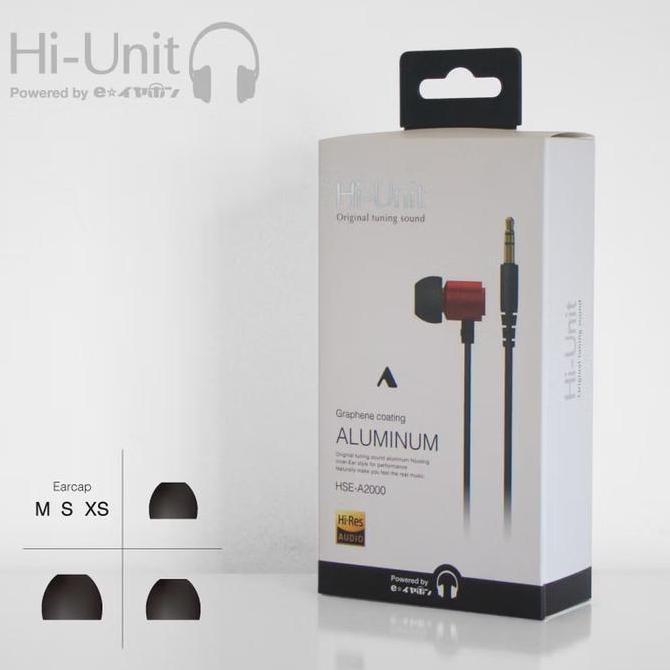 MATEI JaPang bass earphone Hi-Unit HSE A2000 earbud Stereo earphone kabel 3.5mm