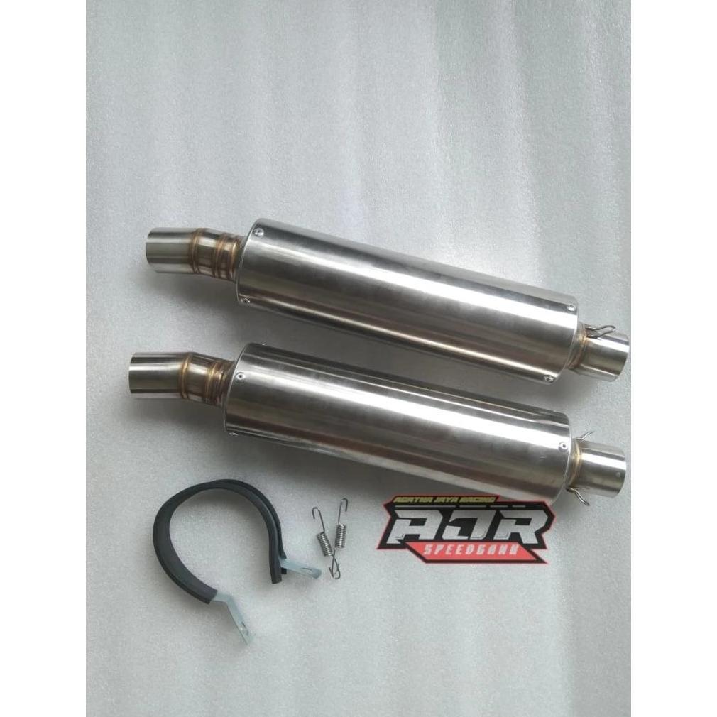 SETIAWANCOLLECT SILINCER KNALPOT RACING INLET 38 ORIGINAL AJR SPEED INDONESIA MODEL KAWAHARA BEBAS R