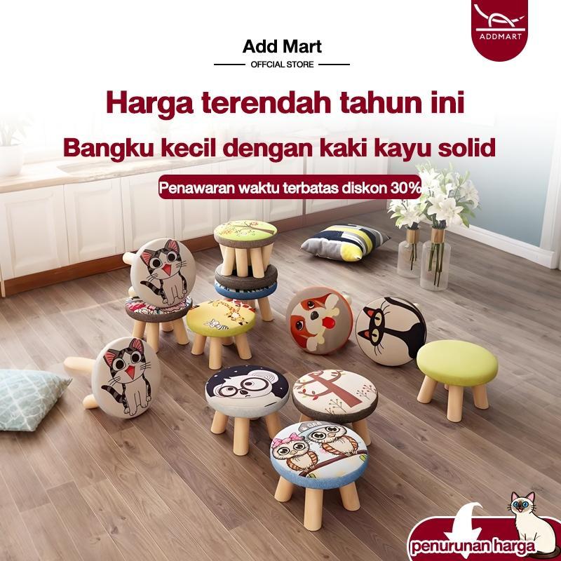 Kursi Stool Sofa Bulat Bahan Kanvas Busa Kenyal Sofa Stool Bulat Stool Murah Sofa Bulat Minimalis