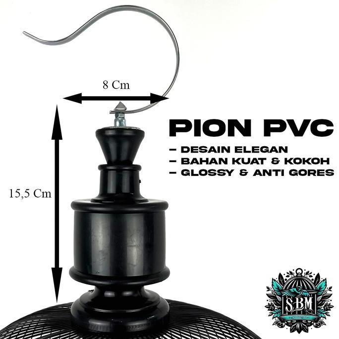 PION SANGKAR LOVEBIRD PVC WARNA BIRU MUDA | PION SANGKAR KANDANG BURUNG LOVEBIRD PARKIT KENARI