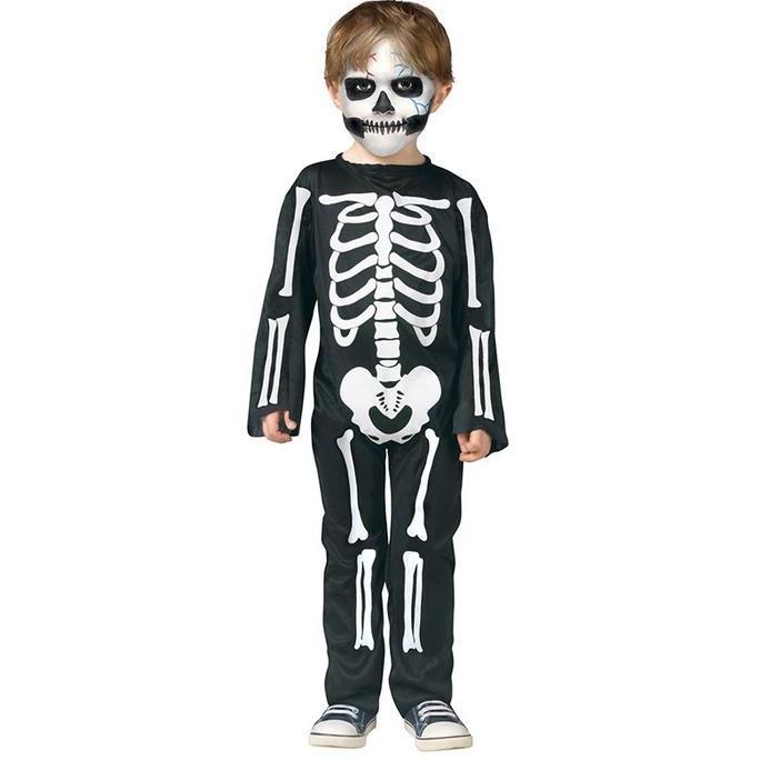 Gersangseller - KOSTUM BAJU ANAK HALLOWEEN TENGKORAK UNTUK ANAK 2-10 TAHUN BISA COD