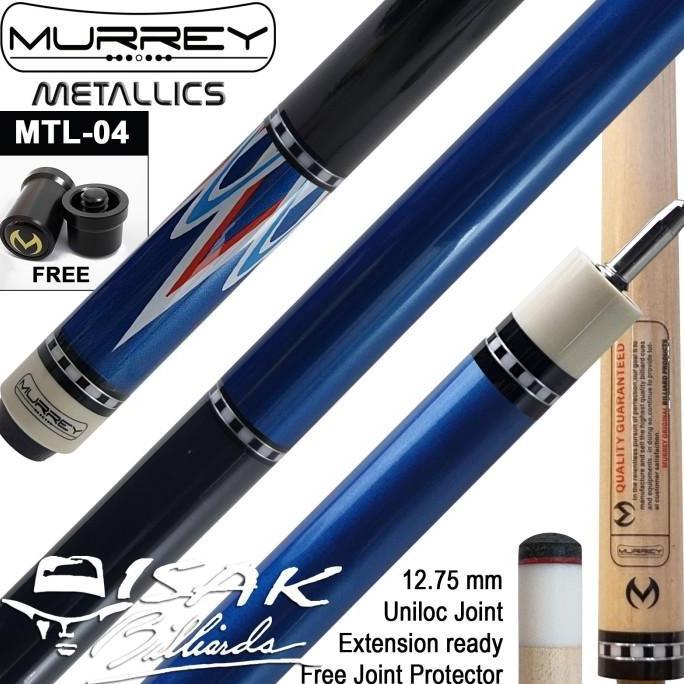 MURREY METALLICS MTL-04 POOL CUE - UNILOC EXTENSION BUMPER MAPLE ASLI