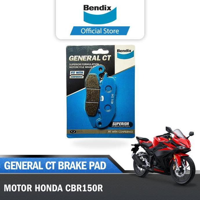 Bendix Kampas Rem Depan Belakang Cakram Brake Pad Motor Honda CBR150R, CB150R, CB150X GCT