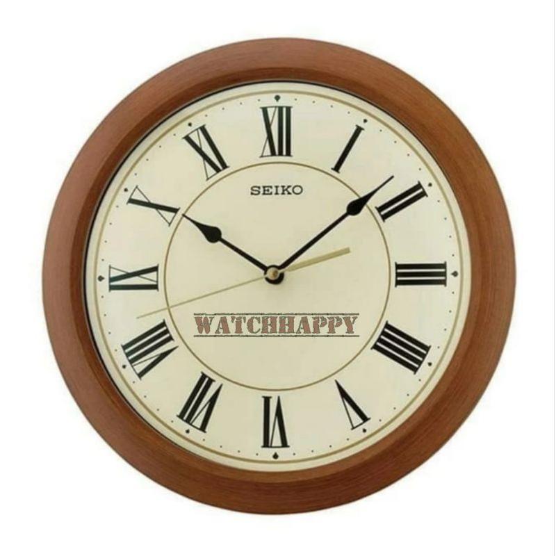 Watchhappy Jam Dinding Seiko Original Qxa713T Romawi Quiet Sweep Qxa713