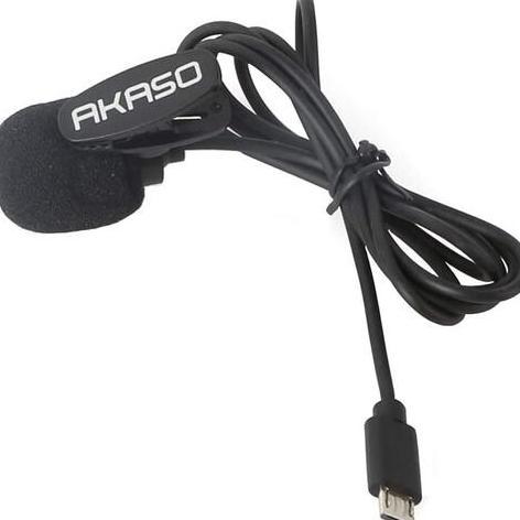 TERLARIS AKASO EXTERNAL MICROPHONE USB FOR AKASO V50X & EK7 PRO MIC ORINAL