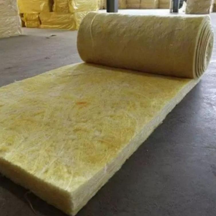 Glasswool Peredam Suara - Glasswool Peredam Panas Tebal : 25Mm - 50Mm /Glasswool Kuning Rollan Pered