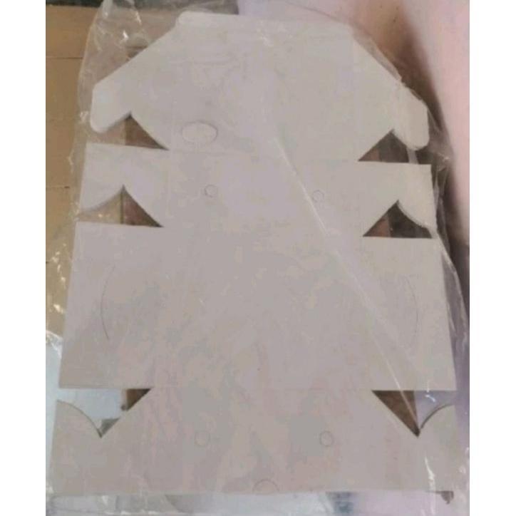 Dus Snack 12X16 Putih 50Pcs