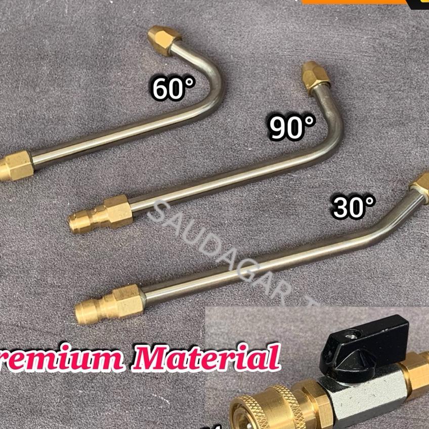 Keran + Stik Nozzle Quick Release Cuci Ac Kolong Mobil Sto Keran Selang Mesin Steam Jet Cleaner Quic