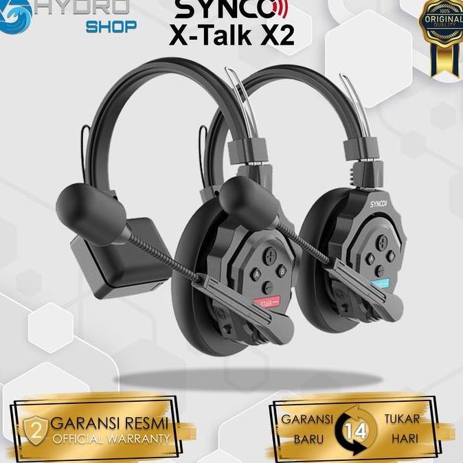 TERLARIS SYNCO X-TALK X2 WIRELESS INTERCOM SINGLE-EAR HEADSET / SYNCO X TALK X2 / SYNCO X2