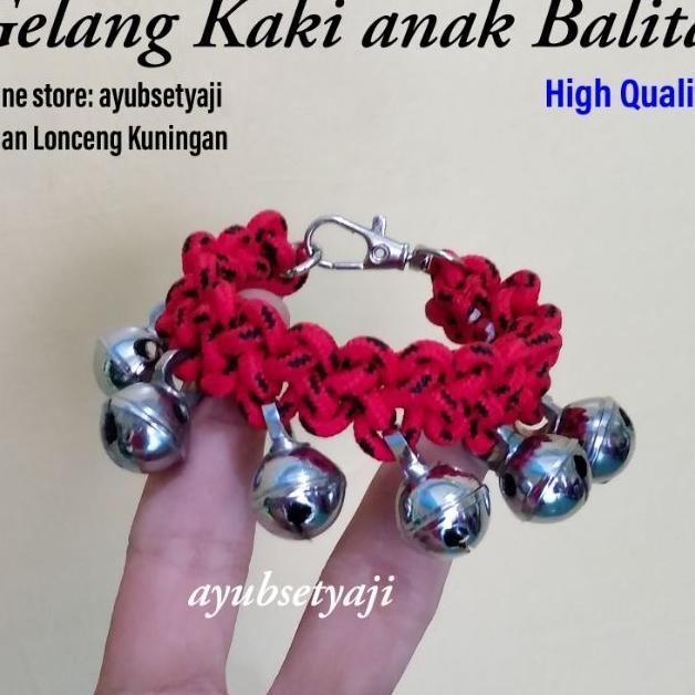 Gelang Kaki Anak Balita Gelang Bayi Lonceng Kuningan Mainan Gelang Tari Krincing Klinting Gelang Tan