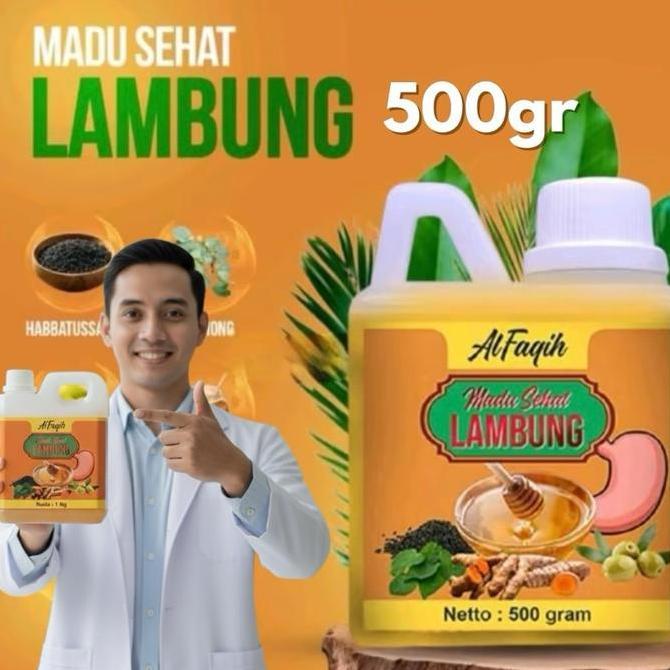 Lansungkirim- Madu Sehat Lambung 500Gr - Madu Lambung Kronis Herbal Asam Lambung