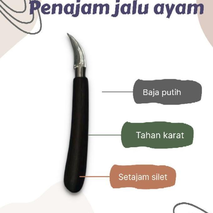 Pisau Grafting Okulasi Tanaman Baja Putih Kecil