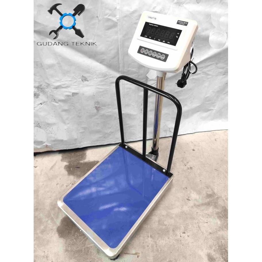 SAVAN Timbangan Duduk DIGITAL 150Kg DIGITECH Timbangan Barang Platform Scale