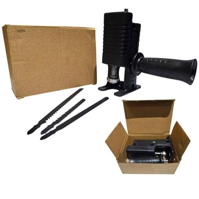GARAVAR Adaptor mesin Bor Jadi Gergaji Mesin Bor Gergaji / Mesin Adapter Jigsaw Gergaji Mesin (COD)