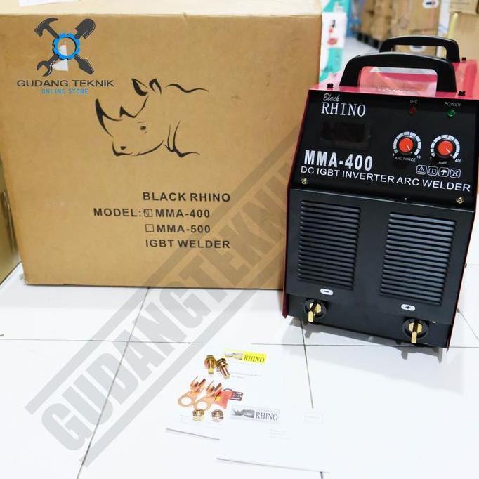 TERAR Mesin Las Listrik Rhino MMA 400A 3phase - Mesin Trafo las Rhino
