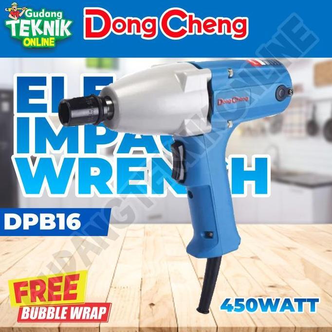 TERAR Impact Wrench LISTRIK DONGCHENG DPB16 / Alat Bor Impek Pembuka Baut Mur Baut LISTRIK DPB 16 - 