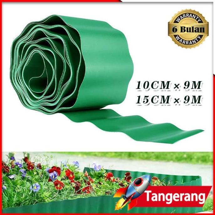GARAVAR Pagar Kebun / Pagar Plastik / Pagar Taman Bahan Polypropyle Untuk Tanaman 10cm9m 15cm9m