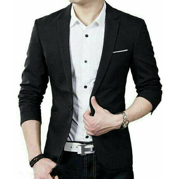 EXCLUSIVE Blazer zaraman bahan katun strech ada ukuran L XL XXL jas pria pakaian pria blazer hugo bl
