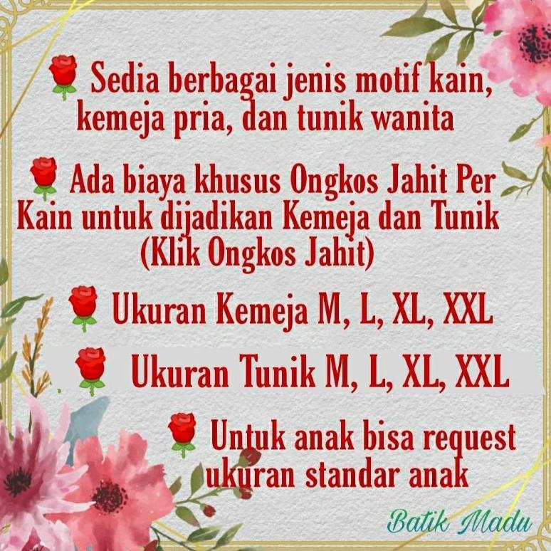 BestPromo 12 Motif Tunik / Tunik Batik Full Furing Free Masker / Dress Wanita / Blouse Wanita / Atas